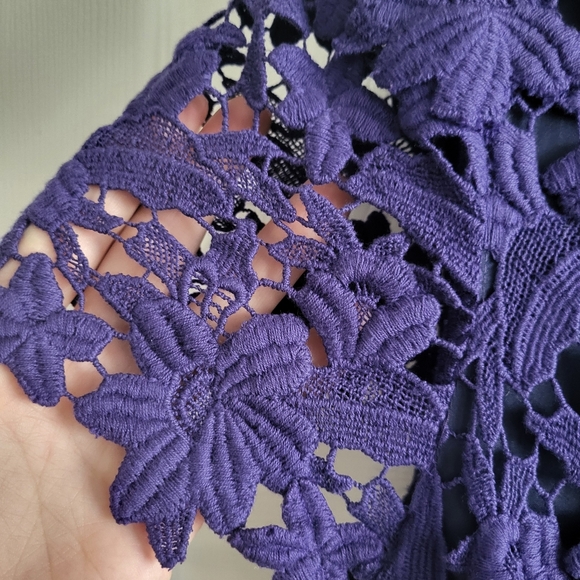 Elie Tahari Lace Occasion Dress size 14 - Picture 4 of 6